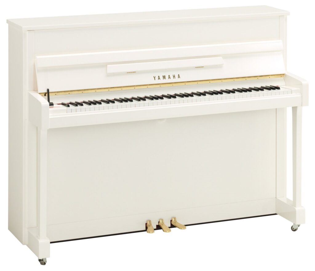 新品ヤマハピアノ　b113PWH